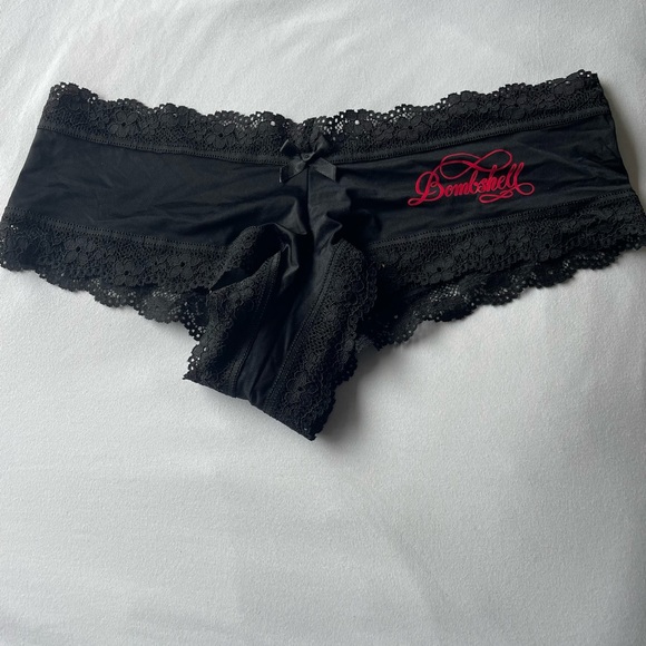 NEW WITH TAGS VICTORIA’S SECRET SIZE S 2 PK CHEEKY BOMBSHELL SATIN PANTIES - Picture 3 of 8